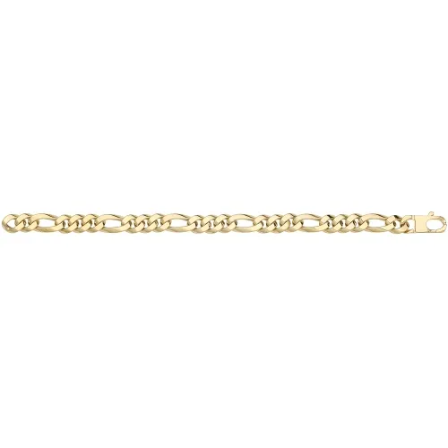 9ct Yellow Gold Hollow Bracelet 11.60g